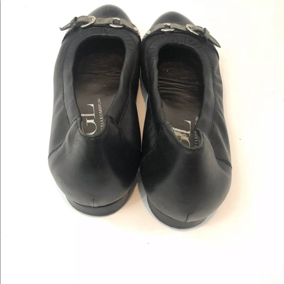 AGL Attilio Guisti Leomebruni patent cap toe Flats - Picture 6 of 11